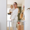 Slika Zaštitna ograda 75-96 cm, bijela Babyono 