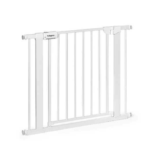 Slika Zaštitna ograda 75-96 cm, bijela Babyono 