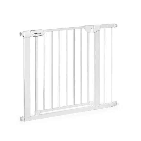Slika Zaštitna ograda 75-96 cm, bijela Babyono 