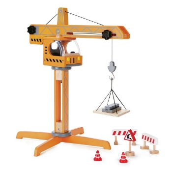 Slika Drvena dizalica – žerjav, 53,8 cm Hape 