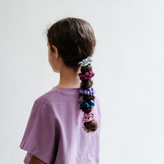 Slika Dječje gumice za kosu - Šareni scrunchie