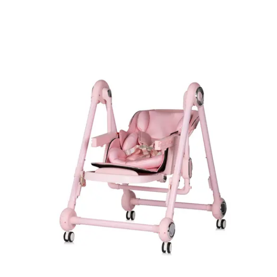Slika 2u1 hranilica i ljuljačka Melba Powder Pink - Chipolino