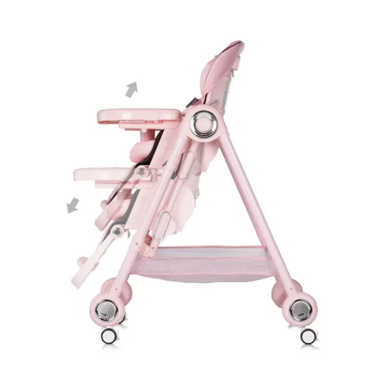 Slika 2u1 hranilica i ljuljačka Melba Powder Pink - Chipolino