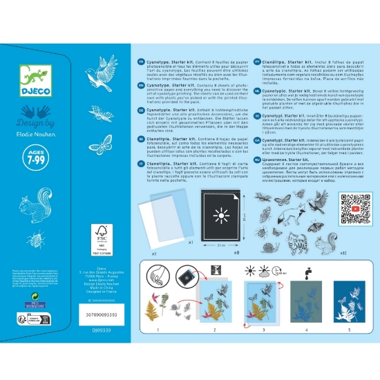 Slika Kreativni set Napravi sam - Čarobniplavi otisci