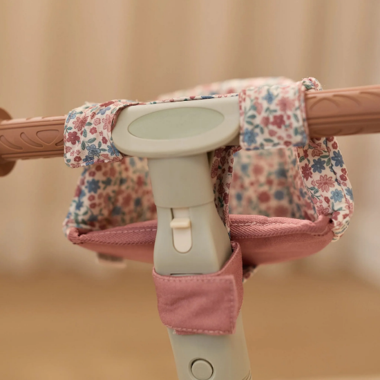 Slika Sjedalo za bebe za bicikl Pink - Little Dutch