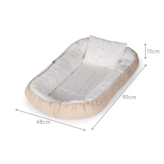 Slika Gnijezdo za bebe Baby Nest Beige Moons - Chipolino