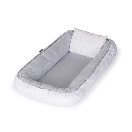Slika Gnijezdo za bebe Baby Nest Grey Moons - Chipolino