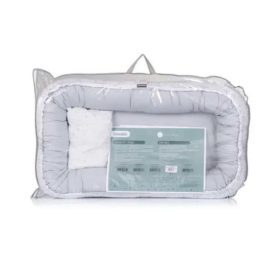 Slika Gnijezdo za bebe Baby Nest Grey Moons - Chipolino