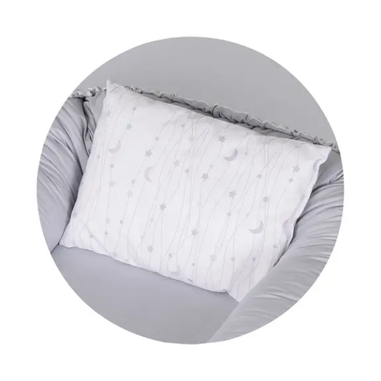 Slika Gnijezdo za bebe Baby Nest Grey Moons - Chipolino