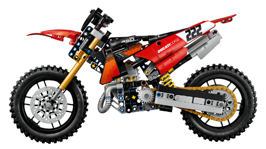 Slika 42238 Motocikl Ducati Desmo450 MX Factory LEGO® TECHNIC™ 