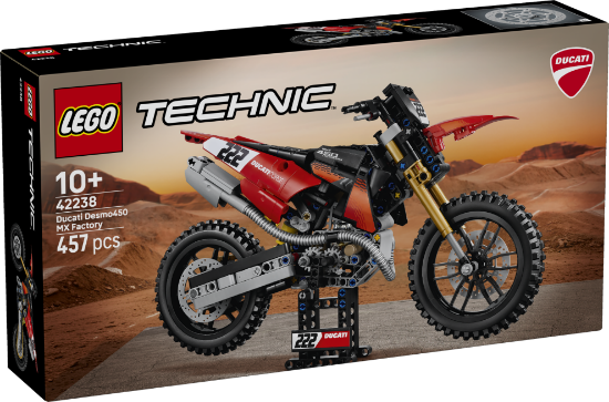Slika 42238 Motocikl Ducati Desmo450 MX Factory LEGO® TECHNIC™ 