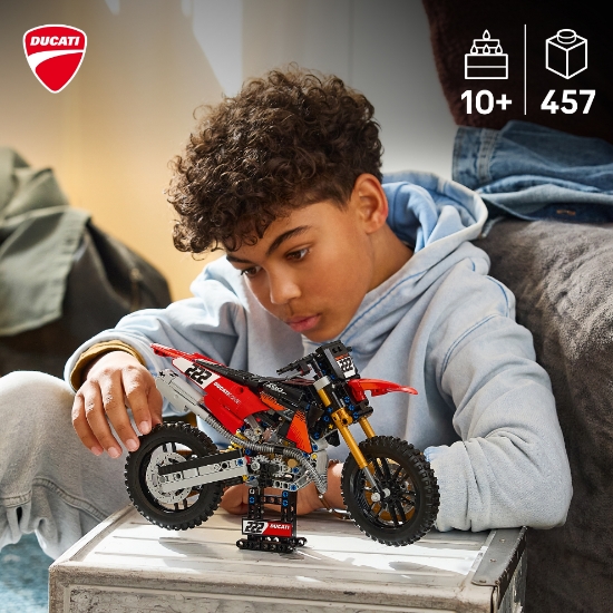 Slika 42238 Motocikl Ducati Desmo450 MX Factory LEGO® TECHNIC™ 