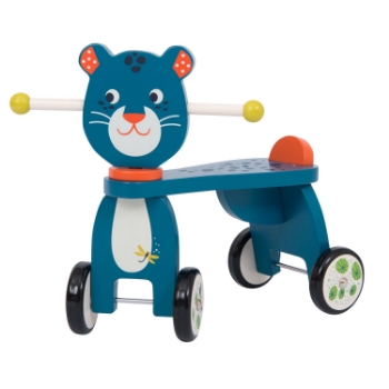Slika Drvena guralica pantera Zimba Dans la Jungle Moulin Roty 