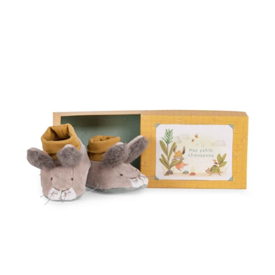 Slika Papučice za bebe zeko Trois Petits Lapins Moulin Roty