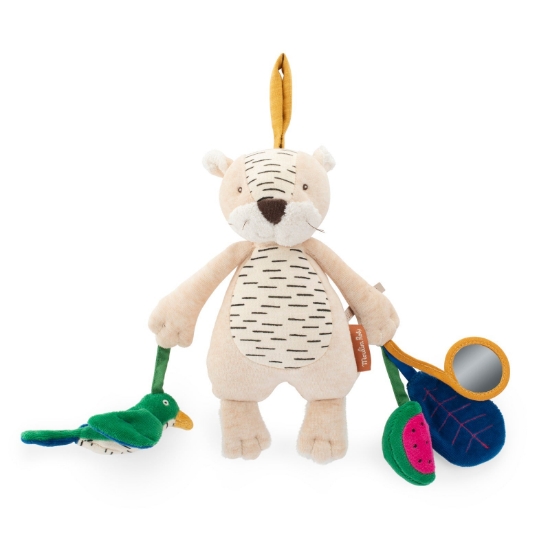 Slika Viseća senzorna igračka tigar Baboo La forêt Mawa Moulin Roty 