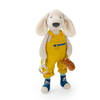 Slika Velika senzorna igračka psić Pilou Puce & Pilou Moulin Roty 
