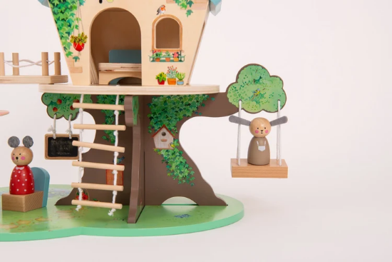 Slika Kućica na drvetu La Grande Famille Moulin Roty drvena