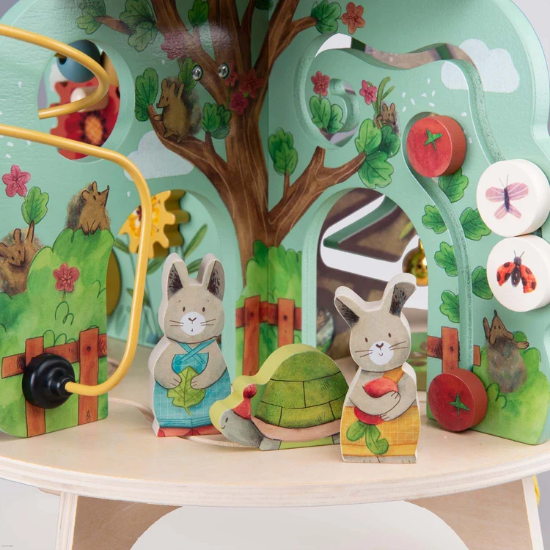 Slika Drveni vrt s aktivnostima Trois Petits Lapins Moulin Roty 