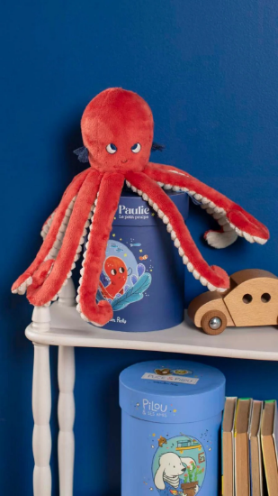 Slika Plišana hobotnica Paulie u kutiji Les Aventures de Paulie Moulin Roty 