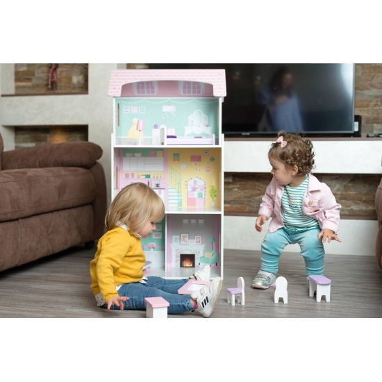 Slika Anna drvena kućica za lutke 4121 Moni Toys 