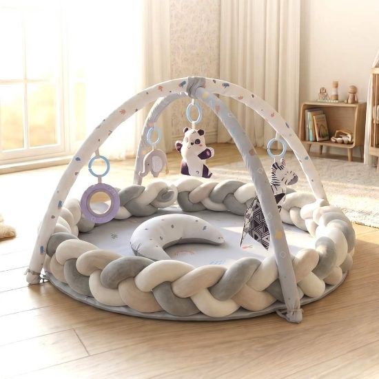 Slika Edukativna igraonica za bebe, siva Moni Toys Naya 