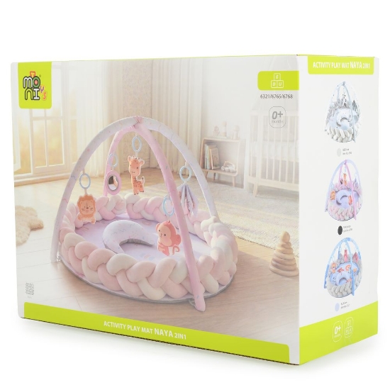 Slika Edukativna igraonica za bebe, siva Moni Toys Naya 