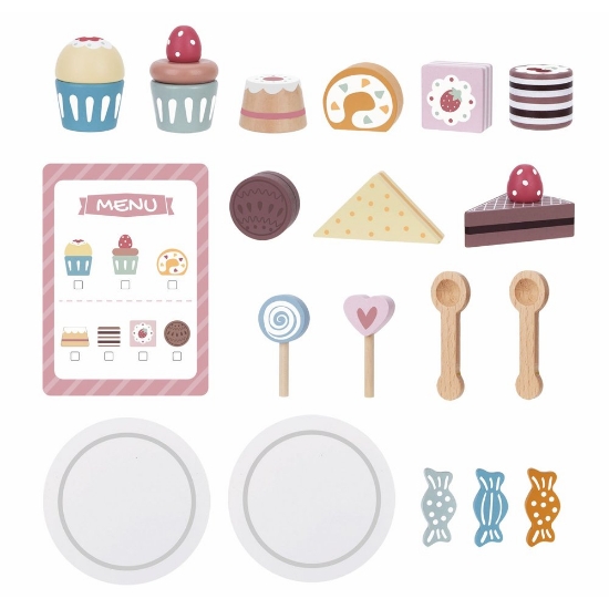 Slika Drveni stalak sa slasticama TJ273 Dessert Stand Tooky Toy 