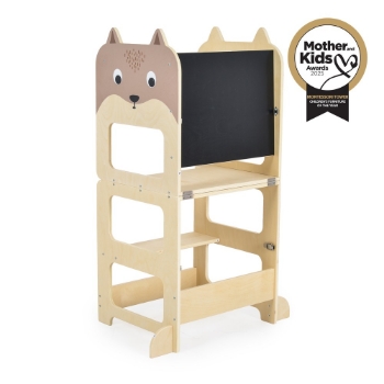 Slika Montessori drveni toranj za učenje 3u1 24446 Moni Toys 