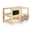 Slika Montessori drveni toranj za učenje 3u1 24446 Moni Toys 