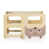Slika Montessori drveni toranj za učenje 3u1 24446 Moni Toys 