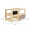Slika Montessori drveni toranj za učenje 3u1 24446 Moni Toys 