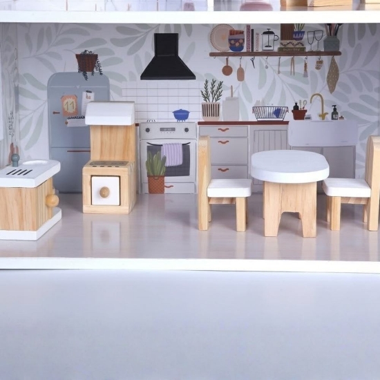 Slika Sarah drvena kućica za lutke 8301 Moni Toys 