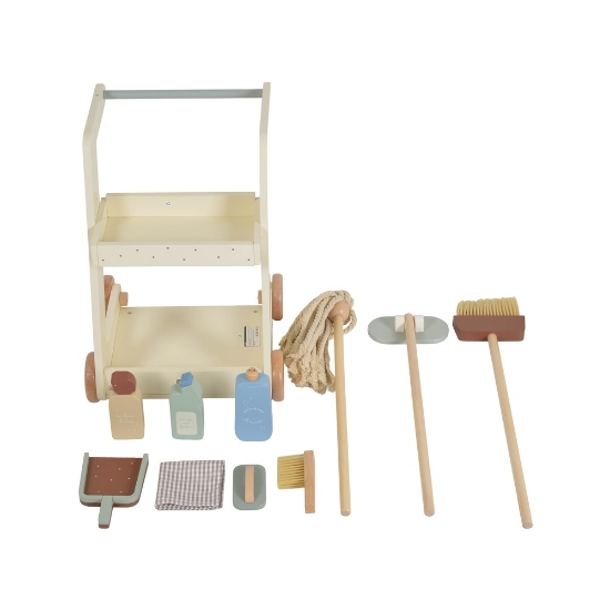 Slika Drveni set za čišćenje 3 god+ W10D787 Moni Toys 