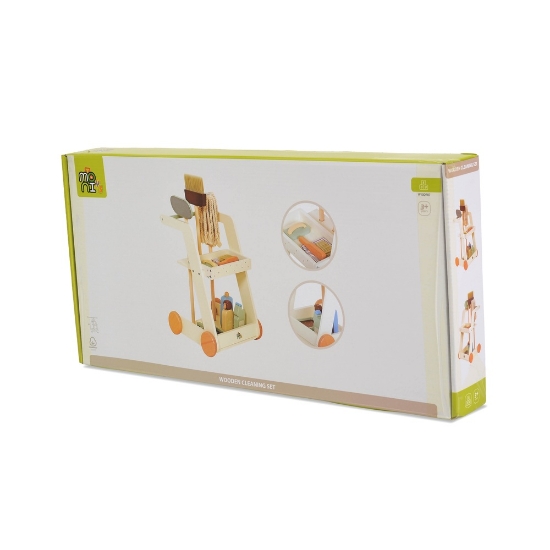 Slika Drveni set za čišćenje 3 god+ W10D787 Moni Toys 
