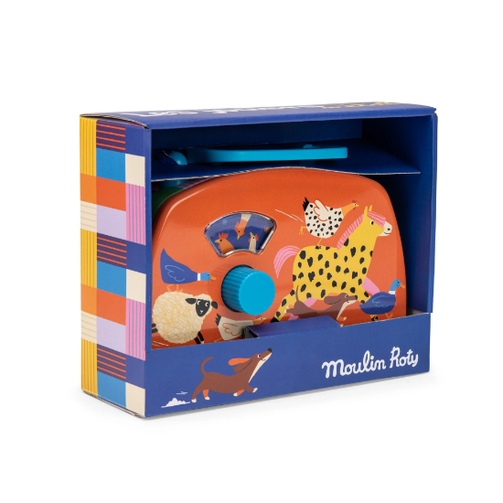 Slika Glazbeni metalni radio Les jouets métal Moulin Roty 