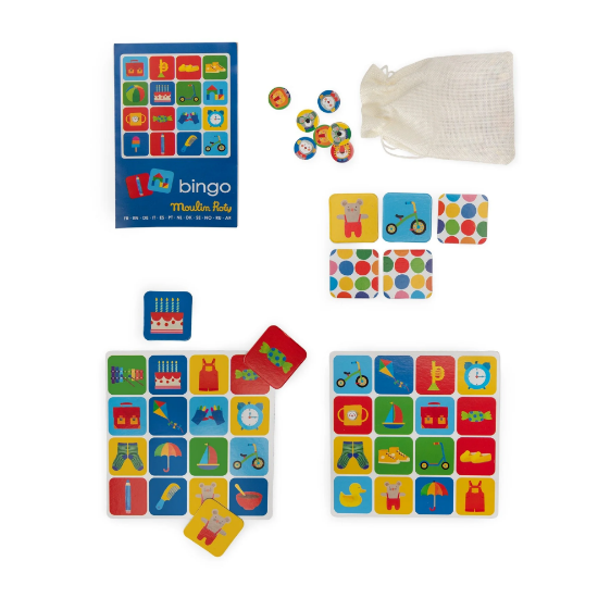 Slika Društvena igra Bingo Les Popipop Moulin Roty 