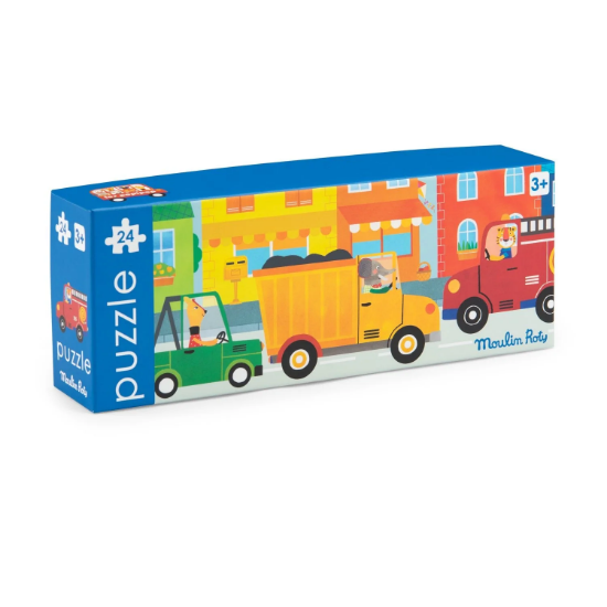 Slika Puzzle Vozila Les Popipop 24 dijela Moulin Roty 