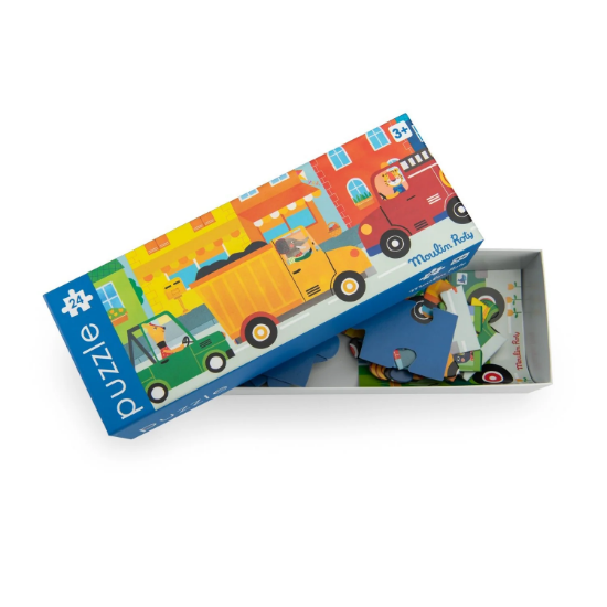 Slika Puzzle Vozila Les Popipop 24 dijela Moulin Roty 