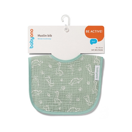 Slika Podbradak od muslina 0 mj+, mint BabyOno